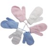 KIDS6146-13: Infant Connected Mittens- Plain (13 cm)